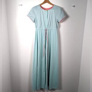 Vintage Vanity Fair Robe Women's Size Small/Medium Blue Full Length